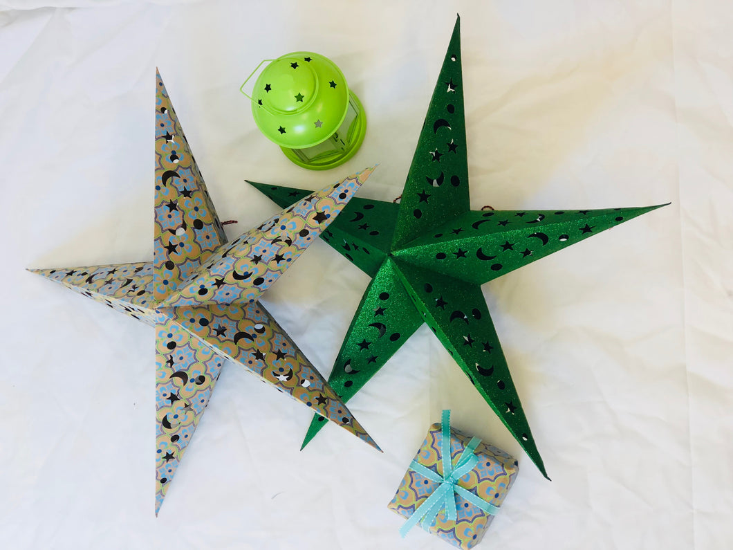 Star Lantern with Fairy Lights